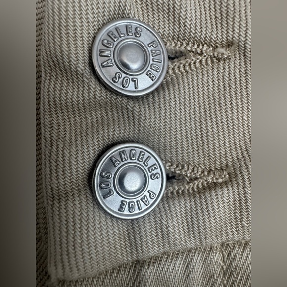 PAIGE DENIM Dion High Waist Cargo Trouser Flare Pants - Picture 9 of 13